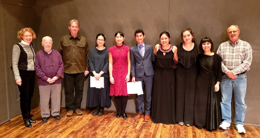 2020-semi-finalists 2020 Semi-finalists with a few of the many sponsors: Jan Brock, Richard Record, Jay Jaehnke, Grace, Jessica, Jacob, Nita, Katya, Emily, and John Bolstad