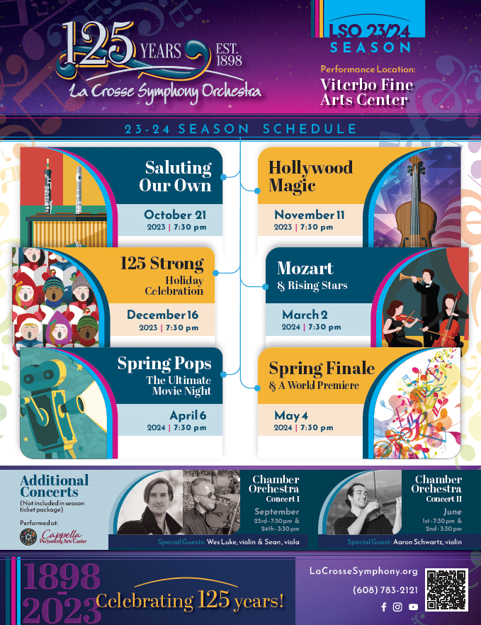 125th flyer & season schedule image 125th flyer & season schedule image